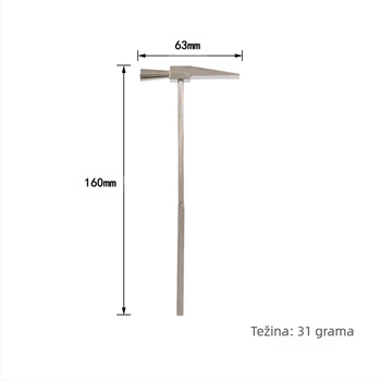 Kalimba čekić za podešavanje, metalni, za kalimbu