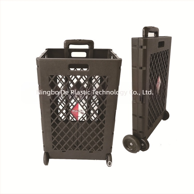 DEAO DA-S32 sklopivi prijenosni kolica za kupovinu, PP konstrukcija, nosivost 35 kg, pogodno za namirnice