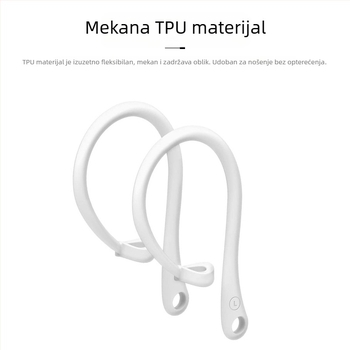 AirPods Pro silikonno uho hvatište – univerzalno za Apple Bluetooth slušalice 2. i 3. generacije, anti-lost, sportski stil (Marka: Other; Materijal: Other; Stil: Fashion)