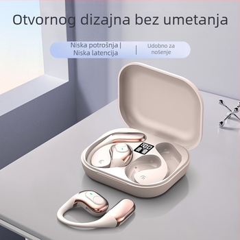 Bluetooth slušalice s kostnom provodljivošću – otvoreni dizajn, za sport, 5.4, IPX5, domet 10 m, trajanje baterije >8 h