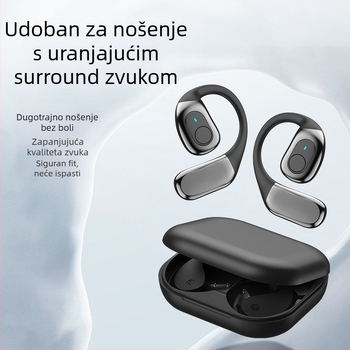 Bluetooth slušalice s kostnom provodljivošću – otvoreni dizajn, za sport, 5.4, IPX5, domet 10 m, trajanje baterije >8 h