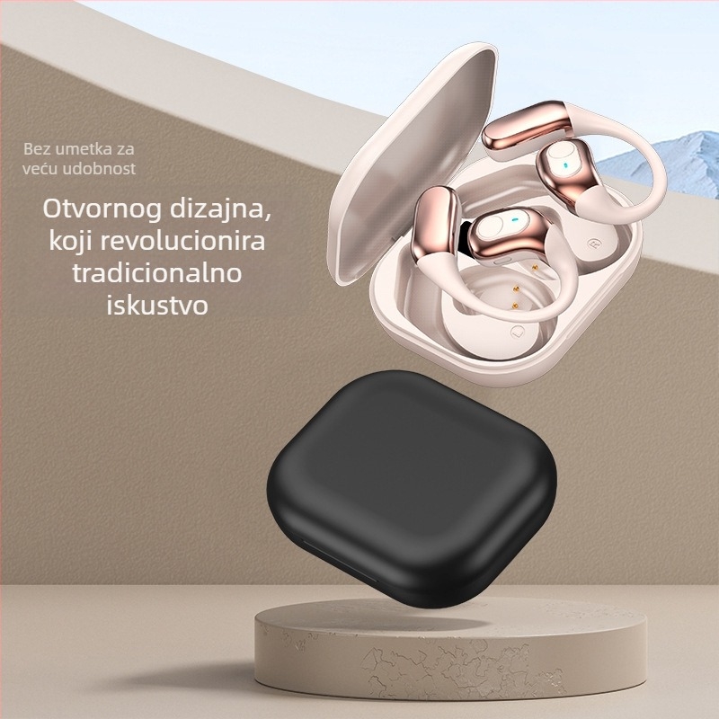 Bluetooth slušalice s kostnom provodljivošću – otvoreni dizajn, za sport, 5.4, IPX5, domet 10 m, trajanje baterije >8 h