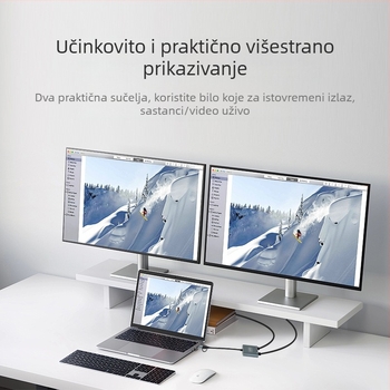 Vanjska grafička kartica SLMU104 s tri zaslona i USB 3.0 sučeljem