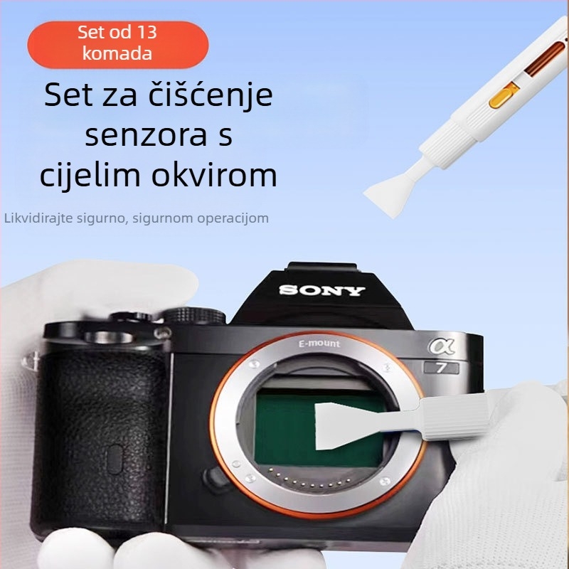 Četka za čišćenje računala – Q6A set za prijenosna računala, mobitele i digitalne kamere — ABS + spužva + vlaknasta flanela
