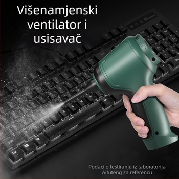 Bežični usisavač za automobil i dom, ručni, 120W, posuda za prašinu, dvostruka upotreba, USB napajanje