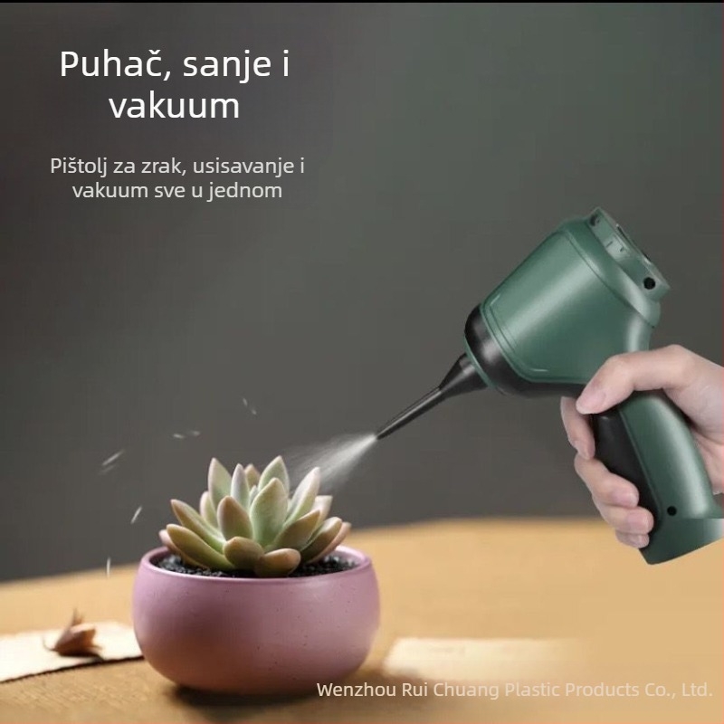 Bežični usisavač za automobil i dom, ručni, 120W, posuda za prašinu, dvostruka upotreba, USB napajanje