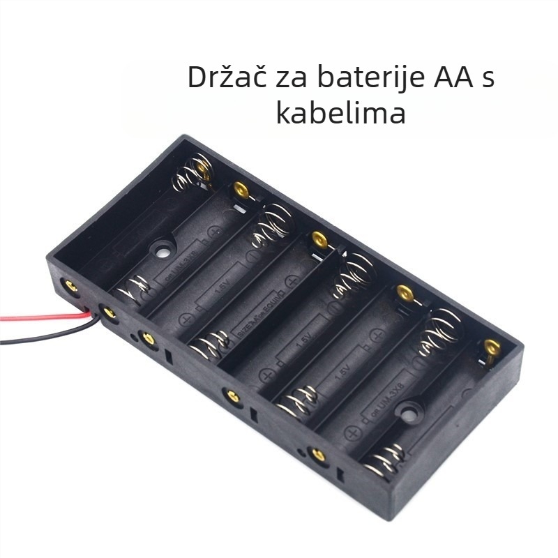 Kutija baterija No. 5, 8 ćelija, bočno postavljena, 12V serija, tvrdo kućište