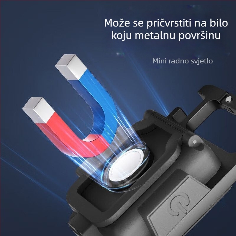 Lanterna za ključe s punjivom LED diodom, prijenosno radno svjetlo za dom i na otvorenom