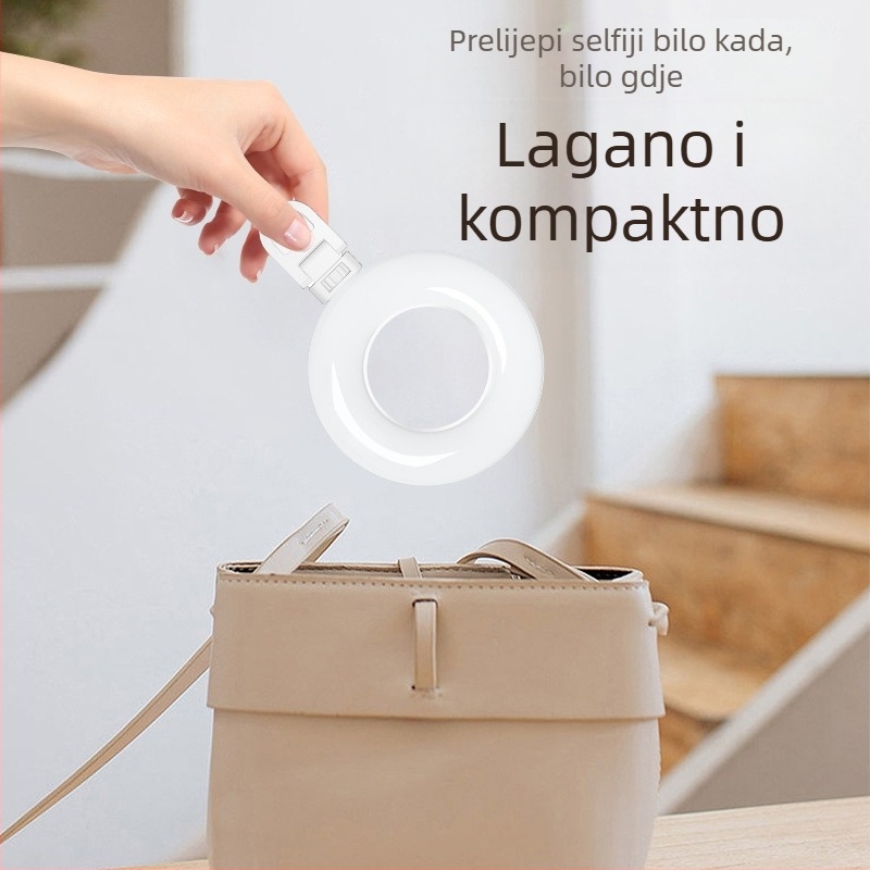 Xj57 LED ring light za mobitele i prijenosna računala – prijenosno fotografijsko osvjetljenje, ručno držanje, 5V1A, ispod 10W, model Xj57