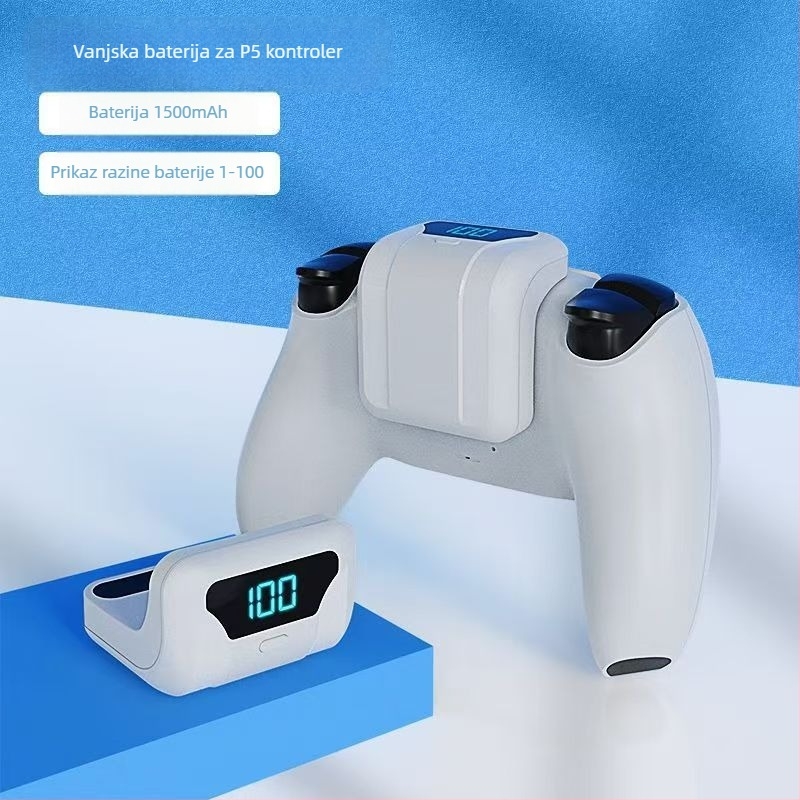 PS5 Elite Baterija za Stražnji Klip Kontrolera – USB-C/5V Sučelje, Model SND-2033-1, Izlaz: 3, Punjač Struje 700 mA