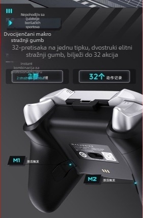 Bežični Bluetooth USB gamepad – kompatibilan s PC-om, TV-om i Nintendo Switch