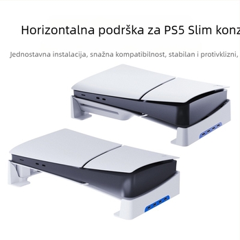PGTECH PS5 Slim horizontalni stalak s 4 USB 2.0 porta