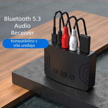 Bluetooth audio prijemnik R20 s Type-C napajanjem, AUX/RCA izlaz, Plug-and-Play, Bluetooth 5.3, doseg 10 m