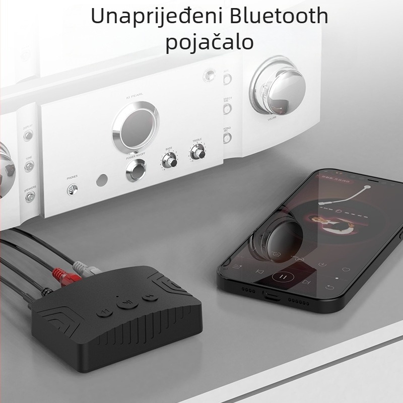 Bluetooth audio prijemnik R20 s Type-C napajanjem, AUX/RCA izlaz, Plug-and-Play, Bluetooth 5.3, doseg 10 m