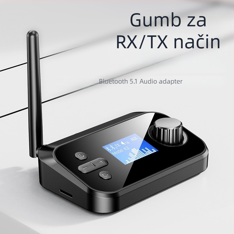 Bluetooth odašiljač-prijemnik USB adapter jedan-na-dva, Plug-and-Play, vanjsko napajanje, podržava dva uređaja, Bluetooth 5.0
