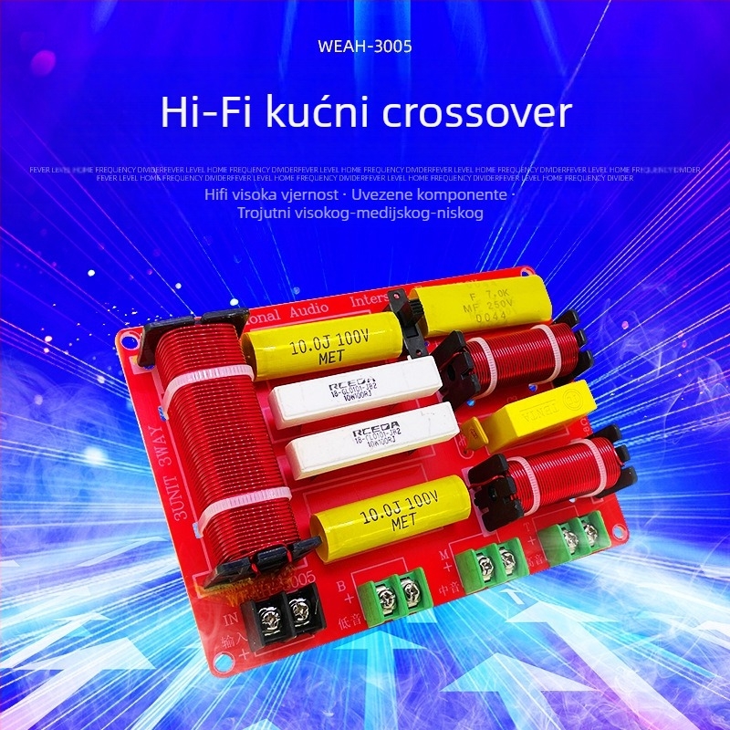 Weah 3005 Trojputni crossover visoke snage za kućni kino