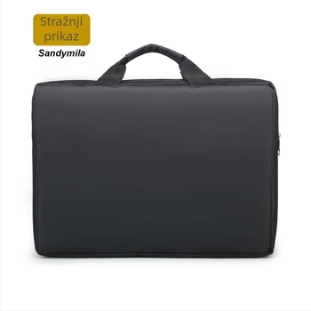 Torba za prijenosno računalo i tablet, Oxfor 600D, zatvarač, vodootporna, zaštita od krađe, džep za računalo