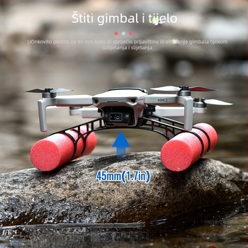 Plutajući ovjes za DJI Mini4K/2/2SE – ABS + pjenu – Model 1106776