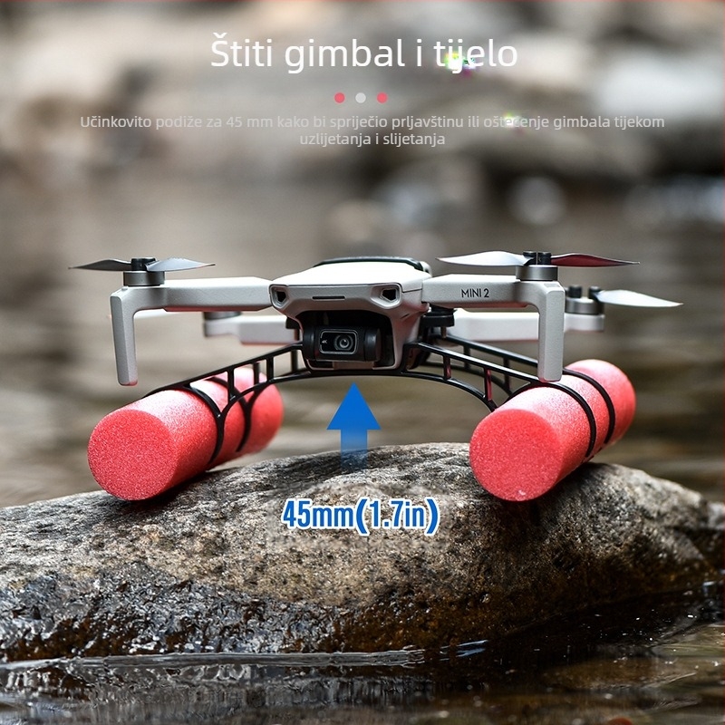 Plutajući ovjes za DJI Mini4K/2/2SE – ABS + pjenu – Model 1106776