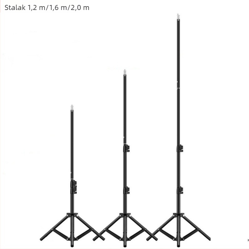 DDZ aluminijski stativ za rasvjetu za fotografiju, 3-osi gimbal, nosivost 2-5 kg