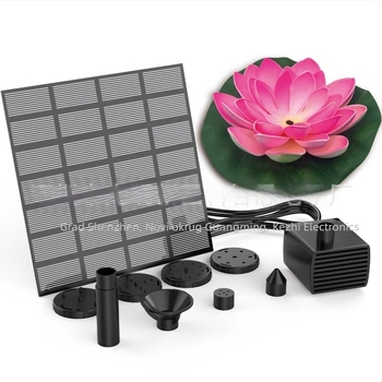 Solarna fontana pumpa set s lotus mlaznicom - kabelski pogon, monokrystalni materijal, porijeklo Guangdong