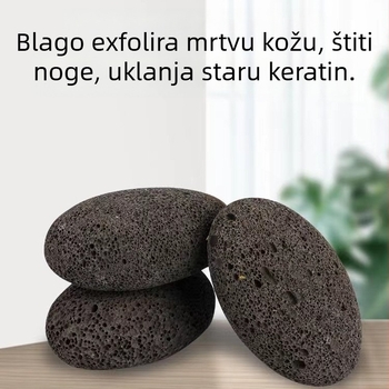 Ovalni kamen za piljenje od vulkanskog kamena za uklanjanje žuljeva – Marka: Six Miles Shop; Materijal: vulkanski kamen; Oblik: ovalni; Količina u kutiji: 500; Uvezeno: Ne