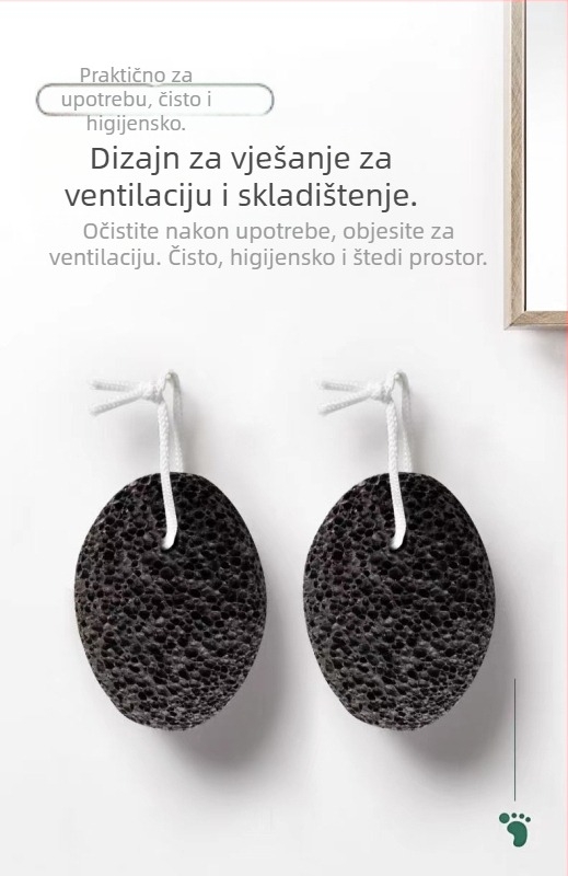 Ovalni kamen za piljenje od vulkanskog kamena za uklanjanje žuljeva – Marka: Six Miles Shop; Materijal: vulkanski kamen; Oblik: ovalni; Količina u kutiji: 500; Uvezeno: Ne