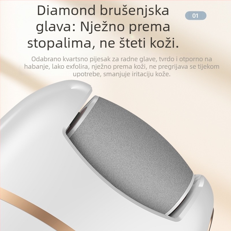 Električni pilnik za stopala za uklanjanje mrtve kože i žuljeva, pedikurni uređaj (u ponudi 2024.)