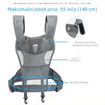 FOMITO MQ-MSP01 Dualni remen za DSLR kameru – Najlon/Pamučna, maksimalno opterećenje 4 kg, kompatibilno sa svim SLR kamerama