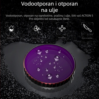 STARTRC Skup filtara za DJI Action5 Pro: vodootporni filter, CPL polarizator i ND filter — aluminijski okvir + staklo
