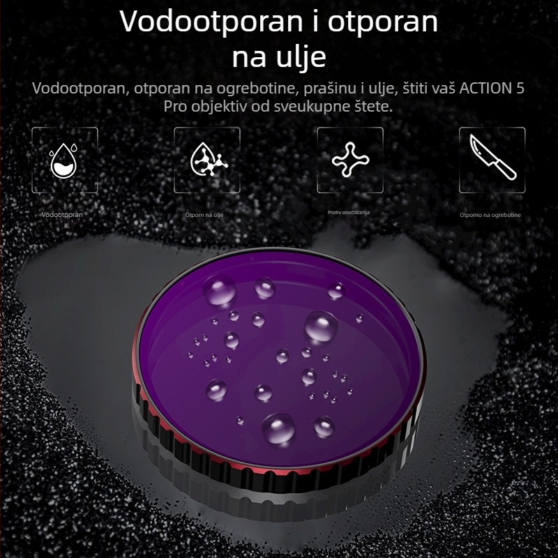 STARTRC Skup filtara za DJI Action5 Pro: vodootporni filter, CPL polarizator i ND filter — aluminijski okvir + staklo