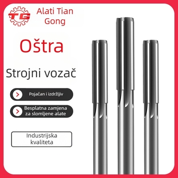 Tiangong reamer s ravnim osovinama, H7 tolerancija, uklanjanje burrsa, visoko brzina čelik, legirani čelik, pločato dno