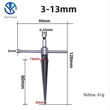 Kaiyao strojni reamer set – karbonsko čelika, serija Reamer