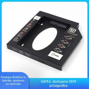HCX-95B Držač za laptop optički pogon HDD/SSD, plastični, OEM, 2023