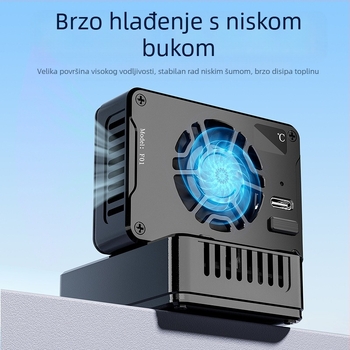 Radiator za kameru F01 za A7M4, ZVE1, R5, R6 — ventilator za hlađenje od aluminijske legure, 130 g