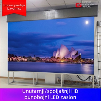 Unutarnji LED zaslon s malim razmakom P1.25, rezolucija 1920x1080, 640000 pixela, modul 320x160, 256 nijansi sive