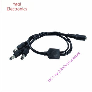 DC podijeljivač napajanja 1–3 za LED, 12V DC, bakreni vodnik, bez lemljenja