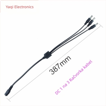 DC podijeljivač napajanja 1–3 za LED, 12V DC, bakreni vodnik, bez lemljenja