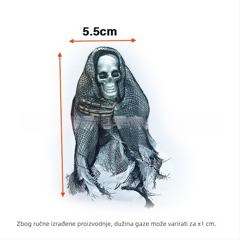 Tablica mirisa za automobil s motivom lubanje i Halloween, klip za izlaz zraka, cvjetni miris, sadržaj manje od 5 ml, volatilizacija 1-15 dana