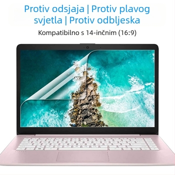 Zaštitna folija za zaslon za notebooke i desktop računala | PET materijal, anti-plavo svjetlo, anti-refleksija, površinska obrada