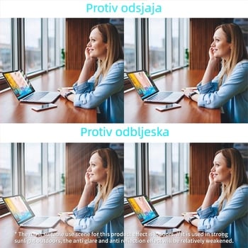 Zaštitna folija za zaslon za notebooke i desktop računala | PET materijal, anti-plavo svjetlo, anti-refleksija, površinska obrada