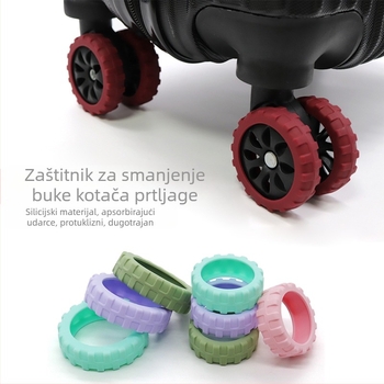 Navlaka za kotač kofera — Zhenglin silikon, otporan na habanje, prugasti uzorak