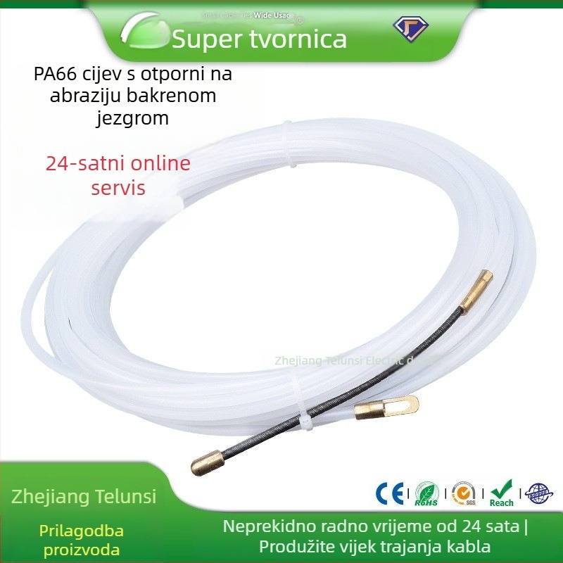 Najlonska vodilica za prolaz kablova kroz zid za elektroinstalacije — Terence, Zhejiang