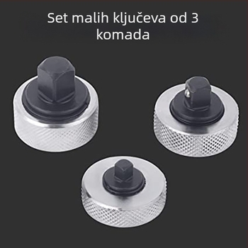 Set od 3 mini ključeva s klikom za prste – konstrukcija od alatne čelika za popravak strojeva