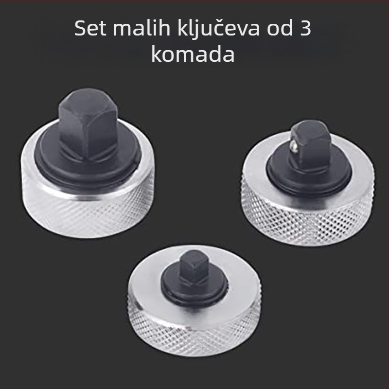 Set od 3 mini ključeva s klikom za prste – konstrukcija od alatne čelika za popravak strojeva