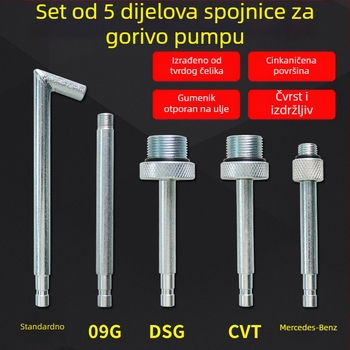 Petodijelni set fitinga za ulje za strojeve za punjenje, 12V rad
