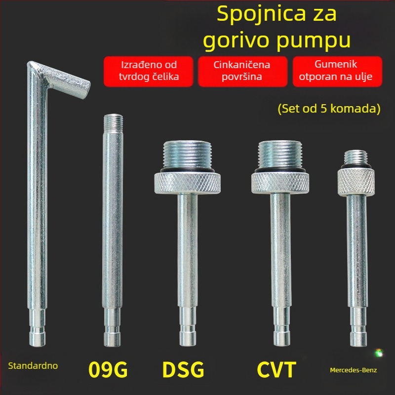 Petodijelni set fitinga za ulje za strojeve za punjenje, 12V rad