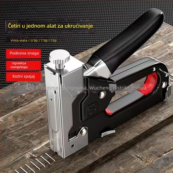 Ručni pištolj za čavle – za drvo i namještaj; serija Ručni alati; 100 spojnih jedinica, 1000 čavala po kutiji