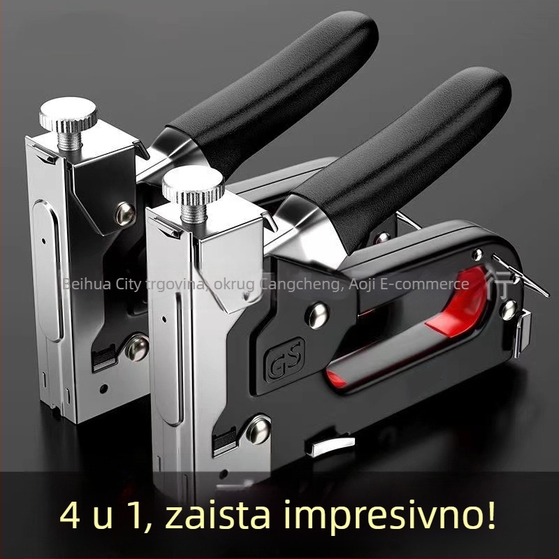 Ručni pištolj za čavle – za drvo i namještaj; serija Ručni alati; 100 spojnih jedinica, 1000 čavala po kutiji