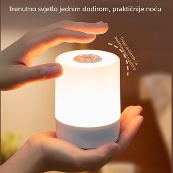 LED punjiva noćna lampica uz krevet bebe, s dodirnim upravljanjem
